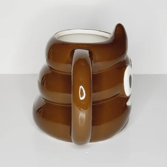 Poop Emoji Ceramic Mug - Picture 4 of 7